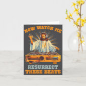 Now Watch Me Resurrect These Beats Jesus Music  Kaart (Gele Bloem)