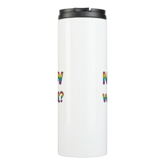 Now what? thermosbeker (Achterkant)