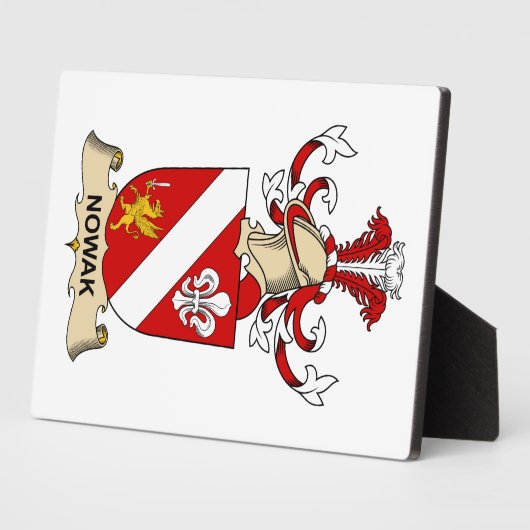 Nowak Family Crest Fotoplaat (Zijkant)
