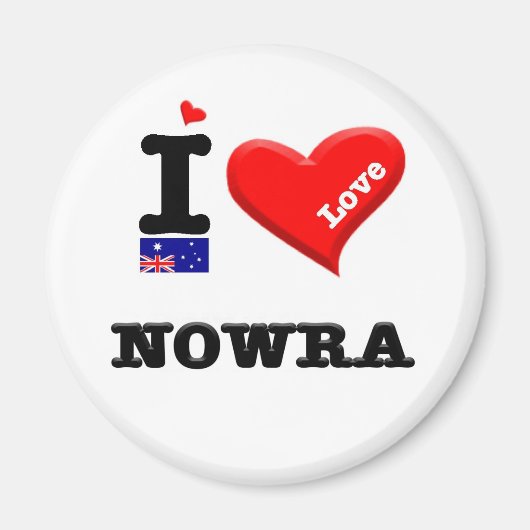 NOWRA - I Love Magneet (Voorkant)