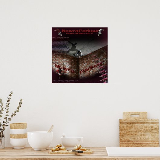 Nowra Parkour Poster (Keuken)