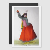 Nowruz 2021 magnetische uitnodiging (Voorkant / Achterkant)