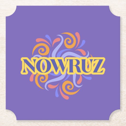 Nowruz Kartonnen Onderzetters (Voorkant)