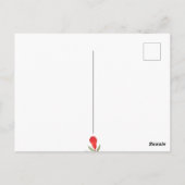 Nowruz Mobarak Songbird Briefkaart (Achterkant)