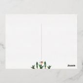 Nowruz Mobarak Spring Blossom Folie Briefkaart (Achterkant)