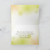 Nowruz Mubarak. Nieuwjaar in het voorjaar van Daff Feestdagen Kaart (Binnen)