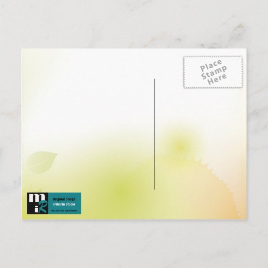 Nowruz Mubarak. Perzisch nieuwjaar Briefkaarten (Achterkant)