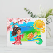 Nowruz Mubarak Perzisch Nieuwjaar Partij Kaart (Staand voorkant)