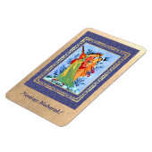 Nowruz Mubarak Perzische nieuwjaarsgeschenk magnet Magneet (Linkerzijde)