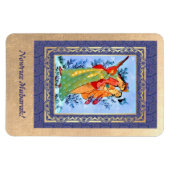 Nowruz Mubarak Perzische nieuwjaarsgeschenk magnet Magneet (Horizontaal)
