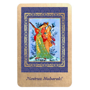Nowruz Mubarak Perzische nieuwjaarsgeschenk magnet Magneet