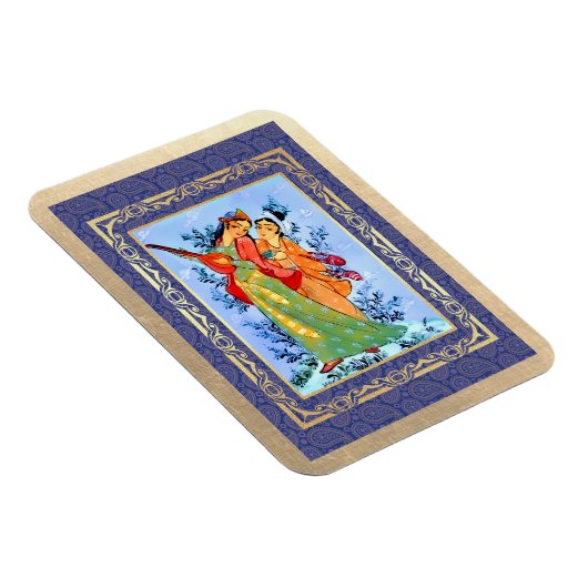 Nowruz Mubarak Perzische nieuwjaarsgeschenk magnet Magneet (Rechterzijde)