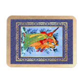 Nowruz Mubarak Perzische nieuwjaarsgeschenk magnet Magneet (Horizontaal)