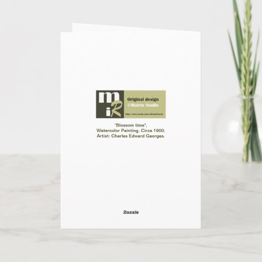 Nowruz Mubarak. Perzische nieuwjaarskaart in het F Feestdagen Kaart (Achterkant)