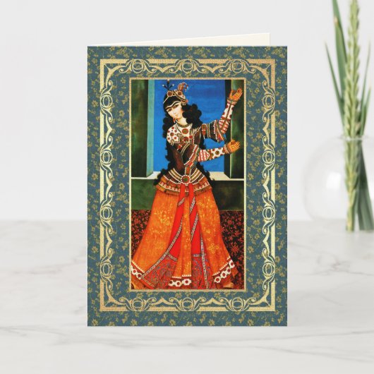 Nowruz Mubarak. Perzische Nieuwjaarskaarten Feestdagen Kaart (Voorkant)