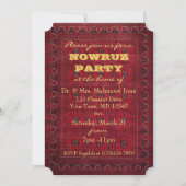 Nowruz Party Invitation Kaart (Voorkant)