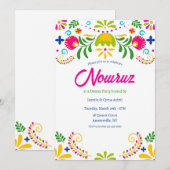 Nowruz Party Kaart (Voorkant / Achterkant)