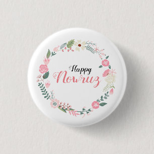 Nowruz Persian Happy Newyear Ronde Button 3,2 Cm