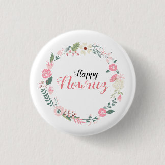 Nowruz Persian Happy Newyear Ronde Button 3,2 Cm