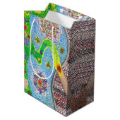 Nowruz Spring en Life Renewal Medium Gift Bag Medium Cadeauzakje (Achterkant Gekanteld)