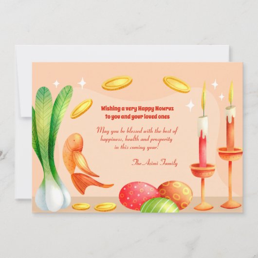 Nowruz Wenskaart (Voorkant)
