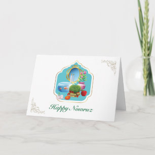 Nowruz wenskaart bedankkaart