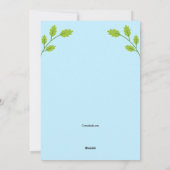 Nowruz Wenskaart Feestdagenkaart (Achterkant)