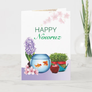 Nowruz wenskaart kaart