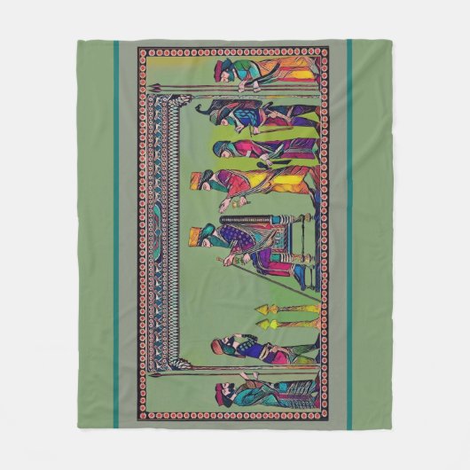 Nowruz'n feest: Sherpa Blanket Fleece Deken (Voorkant)