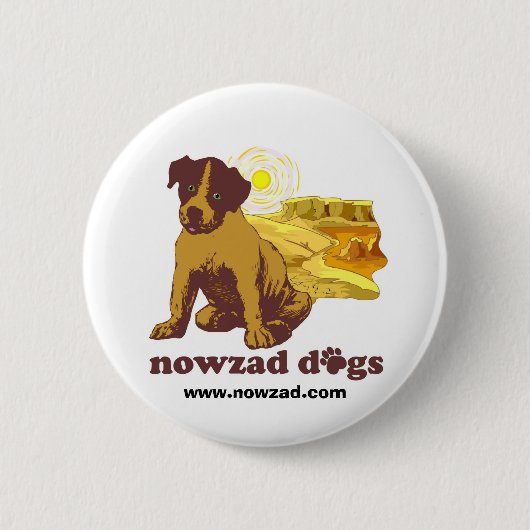 Nowzad Badge Ronde Button 5,7 Cm (Voorkant)