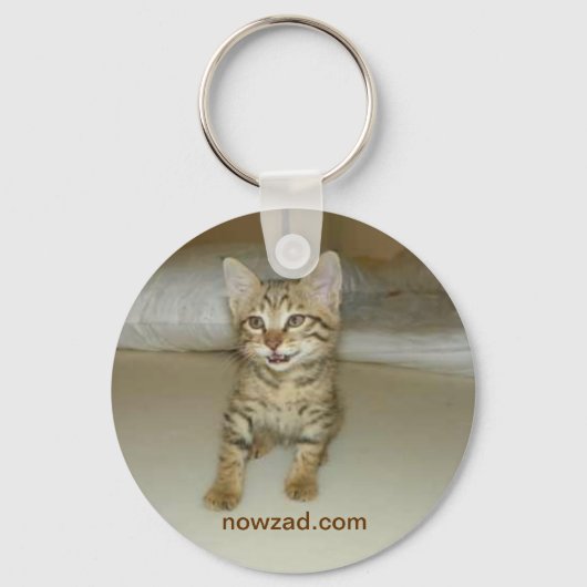Nowzad Rescue Cat Keyring Sleutelhanger (Voorkant)