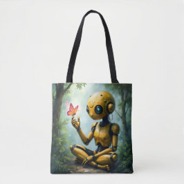 Nox Vindt Wonder, Een Nieuwsgierige Robot's Eerste Tote Bag