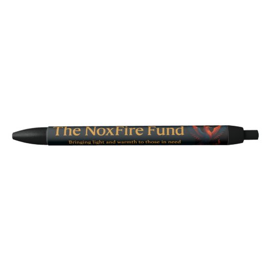NoxFire Fund Pen- Write with style! Zwarte Inkt Pen (Voorkant)