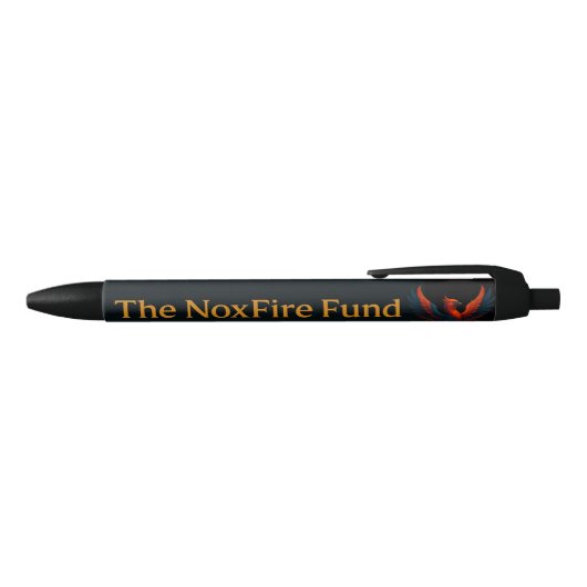 NoxFire Fund Pen- Write with style! Zwarte Inkt Pen (Bovenkant)