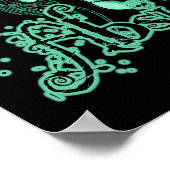 NOXIOUS TEDDY - Absinthe The Green Fairy Poster (Hoek)