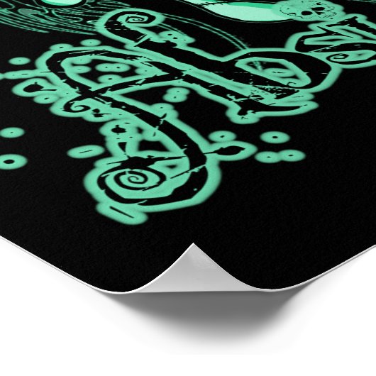 NOXIOUS TEDDY - Absinthe The Green Fairy Poster (Hoek)