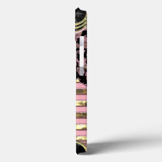 Noyack Elegant Pink Case-Mate iPhone Case (Achterkant / Links)