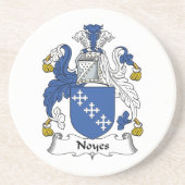 Noyes Family Crest Zandsteen Onderzetter (Voorkant)