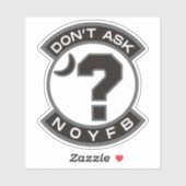 "NOYFB" Aangepast gesneden Sticker (Vel)