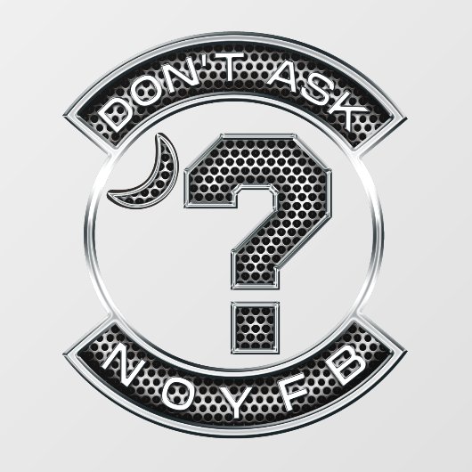 NOYFB RAAMSTICKER (Vel)