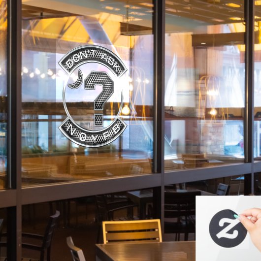 NOYFB RAAMSTICKER (Restaurant Raam)