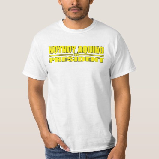 noynoy aquino voor president shirt 3 (Voorkant)