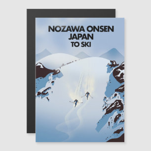 Nozawa Onsen Japan ski print.