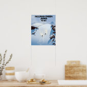 Nozawa Onsen Japan ski print. Poster (Keuken)