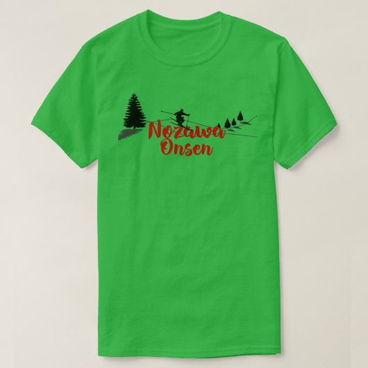 Nozawa Onsen Ski Long T-shirt (Design voorkant)