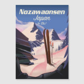 Nozawaonsen Japan om te skiën (Voorkant)