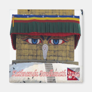 NP006 Boudhanath Stupa KATHMANDU, Nepal, Fridge Magneet