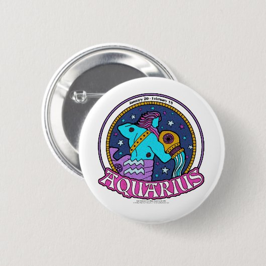 NP Aquarius 2¼-inch Button (Voorkant /achterkant)