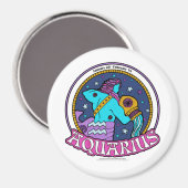 NP Aquarius 3-inch Ronde Magnet (Voorkant / Achterkant)