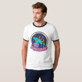 NP Aquarius Mannen Basic Ringer T-Shirt (Voorkant volledig)